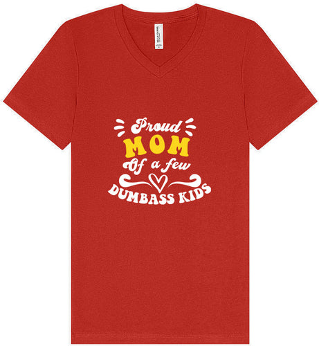 Mom of Dumbass Kids Unisex V-Neck Shirt