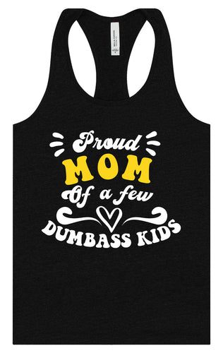 Mom of Dumbass Kids Women's Racerback Tank