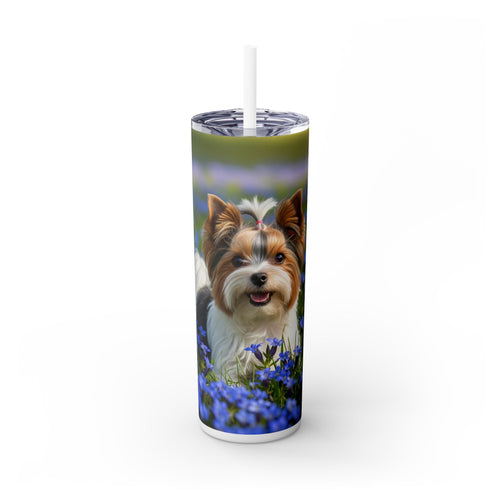 Skinny Tumbler with Straw – 20 oz Stainless Steel Cup