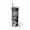 Skinny Tumbler with Straw – 20 oz Stainless Steel Cup