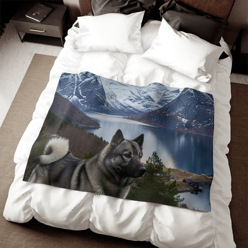 Norwegian Elkhound Blanket