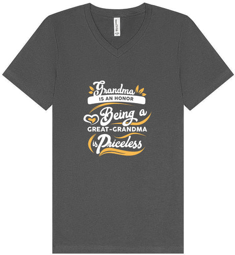 Priceless Great Grandma Unisex V-Neck Shirt