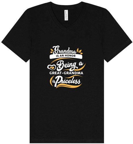 Priceless Great Grandma Unisex V-Neck Shirt