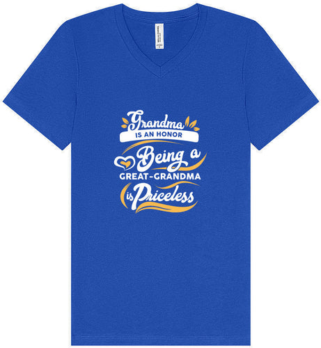 Priceless Great Grandma Unisex V-Neck Shirt