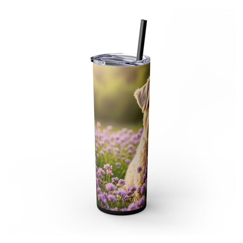 Skinny Tumbler with Straw – 20 oz Stainless Steel Cup