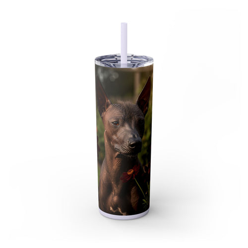 Skinny Tumbler with Straw – 20 oz Stainless Steel Cup