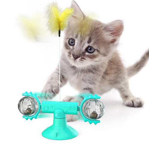 Rotating Windmill Scratching Cat Toy