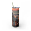 Skinny Tumbler with Straw – 20 oz Stainless Steel Cup