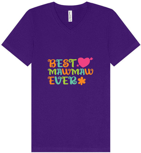 Best Mawmaw Ever Unisex V-Neck Shirt