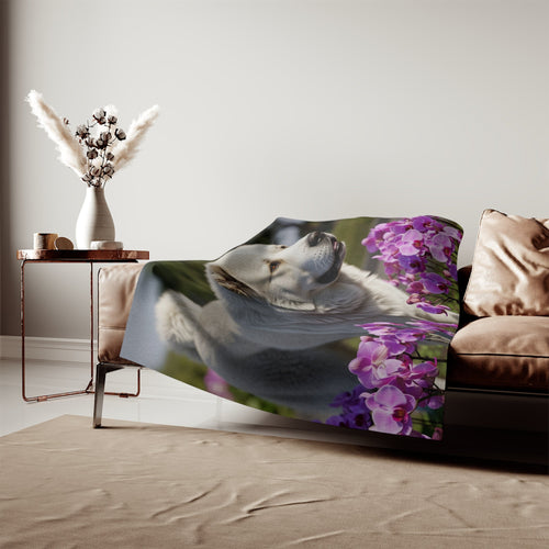 Sweatshirt Blanket – Plush Fleece Throw, 2 Size Options