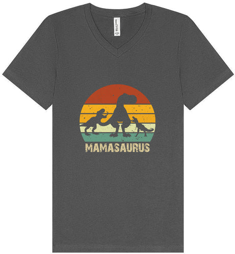 Mamasaurus Unisex V-Neck Shirt