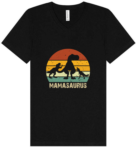 Mamasaurus Unisex V-Neck Shirt