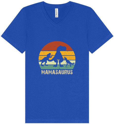 Mamasaurus Unisex V-Neck Shirt