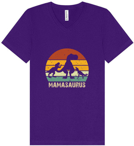Mamasaurus Unisex V-Neck Shirt