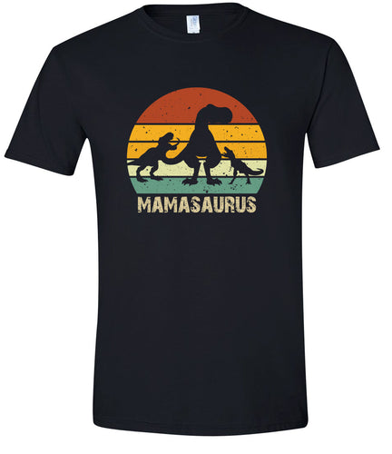Mamasaurus Adult Gildan Soft Shirt