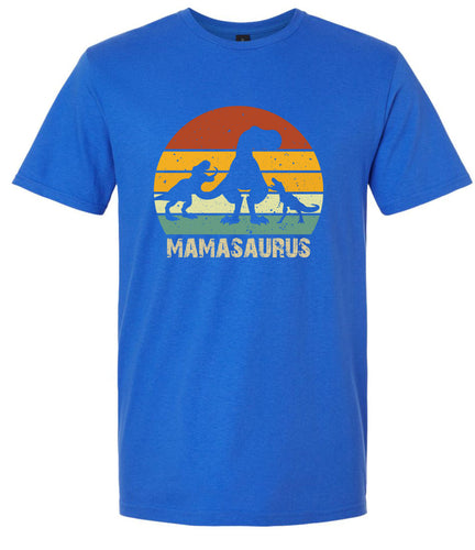Mamasaurus Adult Gildan Soft Shirt