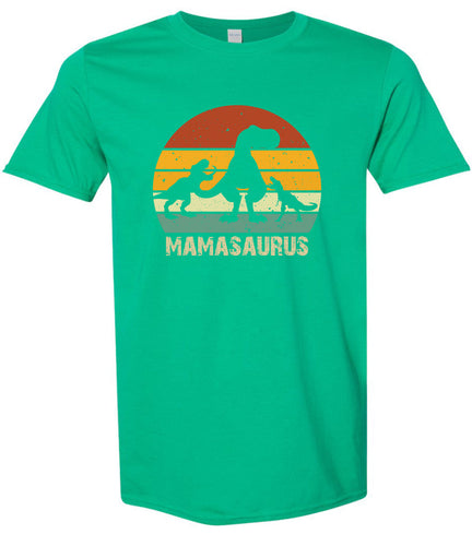 Mamasaurus Adult Gildan Soft Shirt