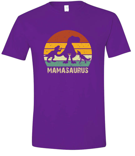 Mamasaurus Adult Gildan Soft Shirt