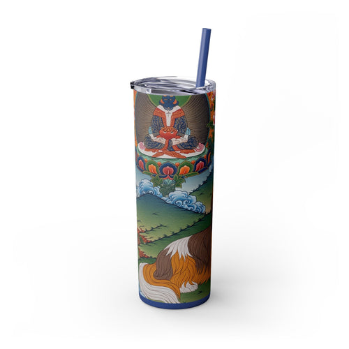 Skinny Tumbler with Straw – 20 oz Stainless Steel Cup