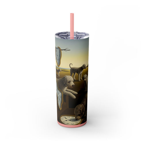 Skinny Tumbler with Straw – 20 oz Stainless Steel Cup