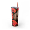 Skinny Tumbler with Straw – 20 oz Stainless Steel Cup