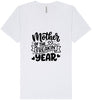 Mother of the Freakin Year Unisex V-Neck Shirt