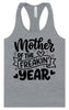 Mother of the Freakin Year Women's Racerback Tank