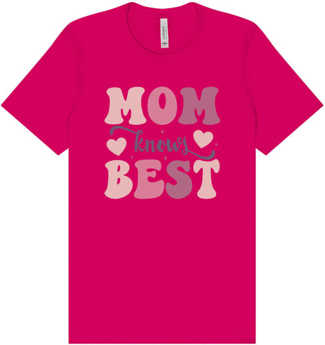 Mom Knows Best Adult Bella Canvas Shirt