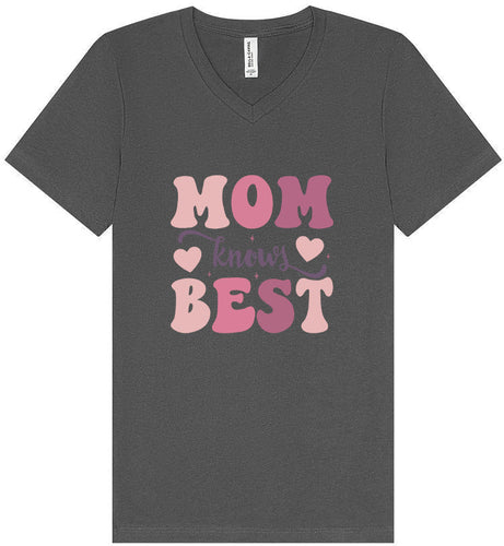 Mom Knows Best Unisex V-Neck Shirt