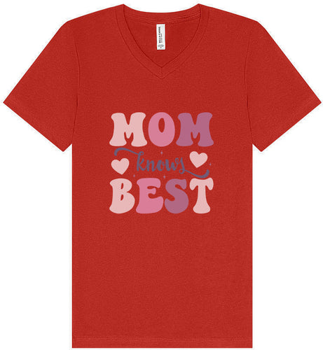 Mom Knows Best Unisex V-Neck Shirt