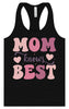 Mom Knows Best Women's Racerback Tank