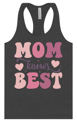 Mom Knows Best Women's Racerback Tank