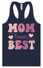 Mom Knows Best Women's Racerback Tank