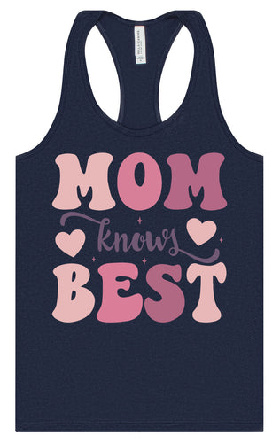 Mom Knows Best Women's Racerback Tank
