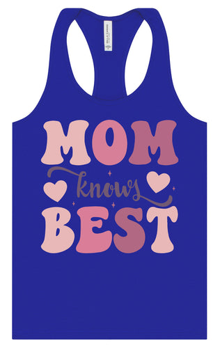 Mom Knows Best Women's Racerback Tank