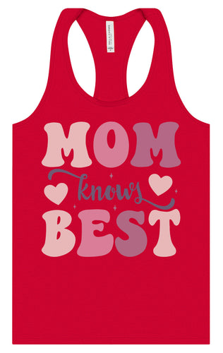 Mom Knows Best Women's Racerback Tank