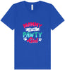 Mommy of the Pawty Girl Unisex V-Neck Shirt