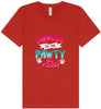 Mommy of the Pawty Girl Unisex V-Neck Shirt