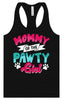 Mommy of the Pawty Girl Women's Racerback Tank