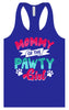 Mommy of the Pawty Girl Women's Racerback Tank