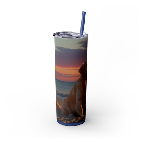 Skinny Tumbler with Straw – 20 oz Stainless Steel Cup