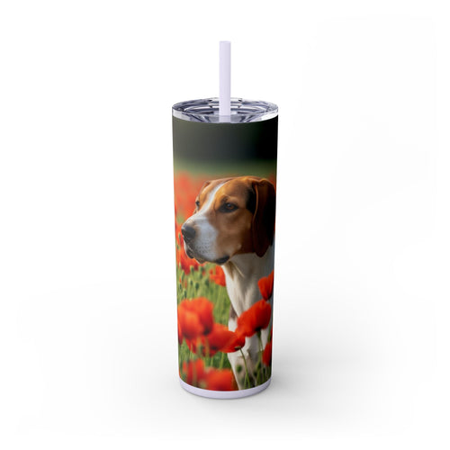 Skinny Tumbler with Straw – 20 oz Stainless Steel Cup
