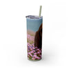 Skinny Tumbler with Straw – 20 oz Stainless Steel Cup