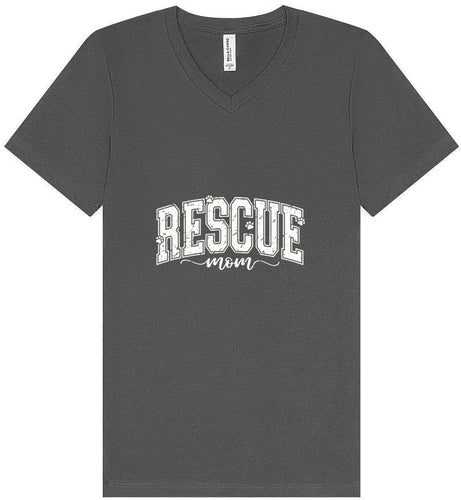 Rescue Mom Unisex V-Neck Shirt