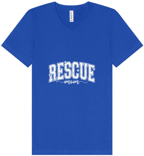 Rescue Mom Unisex V-Neck Shirt