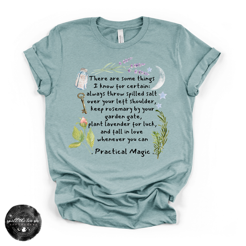 Practical Magic Quote Tee  (BLACK DESIGN) | Witchy Graphic T-Shirt