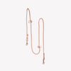 'Powder Rose' - Hands Free Braided Leash