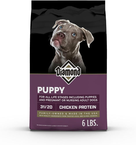 Diamond Puppy Formula All Life Stages 31/20 Suitable Nursing Adult Dog Food 6lb