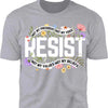Resist Shirt - Empowered Women Against Trump Shirt, 8647 Anti Trump Dark Shirt, Equality Tee For Strong Liberal Women 682219