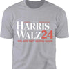 Harris Walz We Are Not Going Back Shirt | Kamala Harris 2024 Shirt | Democrat Shirt Dark T1440 - KH2